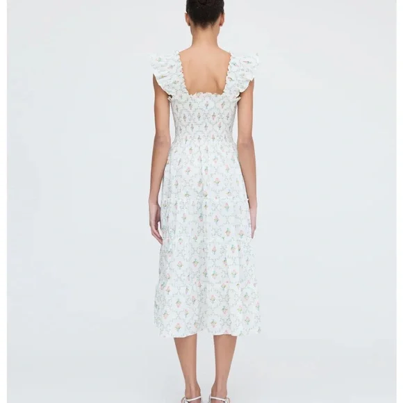 Hill House The Ellie Nap Dress - Pastel Trellis size Medium - Picture 2 of 6